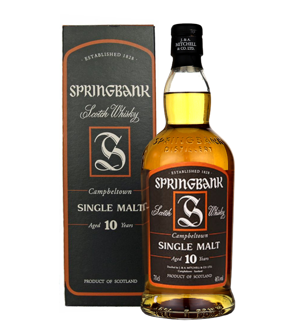 Springbank 10 Years Single Malt Scotch Whiskey Campbeltown 1996/2006, 70 cl, 46 % Vol. (Whisky), Schottland, Campbeltown, Here we have an old bottling of Springbank`s ten year old single malt.  This bottle captures the spirit of a particular period in Springbank Distillery`s young history.  Springbank is a Campbelltown distillery, established as early as 1828  although the roots of the place run much deeper go back in the history of Scotch whisky.