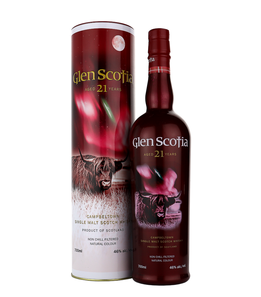 Glen Scotia 21 Years Old Campbeltown Single Malt Scotch Whisky 1993/2014, 70 cl, 46 % Vol., Schottland, Campbeltown, 