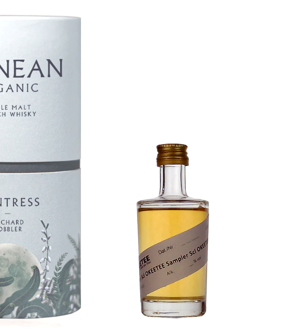 Nc'nean Orchard Cobbler HUNTRESS 2024 Organic Single Malt, 5 cl, 48.5 % Vol. (Whisky), Schottland, Highlands, Le Nc'nean BIO Single Malt Scotch Whisky Orchard Cobbler HUNTRESS 2024 est la troisime sortie printanire de la distillerie Nc'nean. Ce whisky est labor avec trois types de levure diffrents.  La distillerie Nc'Nean est situe sur la pninsule de Morvern,  l'ouest de l'cosse. La distillerie a ouvert ses portes en mars 2017 et se dcrit comme la premire distillerie de whisky biologique. Ce whisky est tellement fruit qu'il doit son nom  un dessert prfr de l'quipe Nc'nean.  Distill : 0