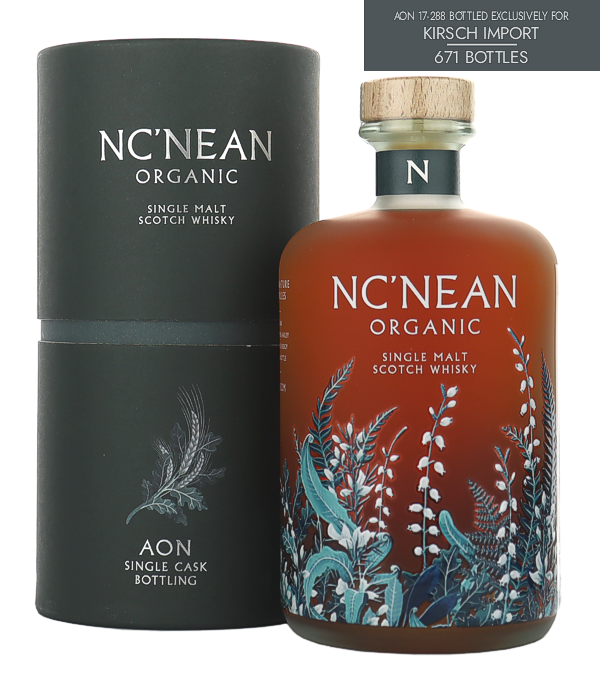 Nc'nean AON 17-288 �Kirsch Import� PX Sherry Cask, 70 cl, 59.1 % Vol. (Whisky), Schottland, Highlands, Nc'nean AON 17-288 ist eine beeindruckende und ausdrucksstarke Abf�llung, die in ihrer Reife deutlich �ber ihr tats�chliches Alter hinauswirkt. Reife Aromen treffen auf eine �berraschend lebendige Frische und schaffen so ein vielschichtiges, harmonisches Gesamtbild. Mit jedem Schluck entfaltet sich eine zunehmende Tiefe, die neugierig macht und lange nachhallt. Ein Whisky mit Charakter und Pr�senz � ideal f�r Momente, in denen es um Qualit�t und Substanz geht.  <strong>Wie schmeckt Nc'nean AON 1