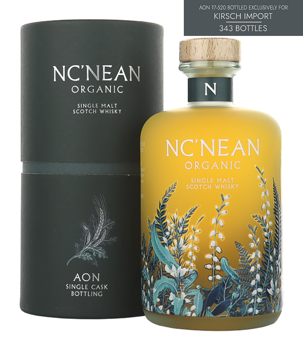 Nc'nean AON 17-520 �Kirsch Import� Bourbon, ex-Calvados finish, 70 cl, 60.1 % Vol. (Whisky), Schottland, Highlands, Le Nc'nean AON 17-520 est un embouteillage de caract�re, offrant un bel �quilibre entre fra�cheur, profondeur et intensit�. Expressif sans �tre lourd, ce whisky d�ploie une palette aromatique complexe. Dans le verre, il r�v�le une �l�gante combinaison de fruits, d'�pices et d'une douce saveur sucr�e, soutenue par une structure agr�able et une remarquable harmonie.  <strong>Quel est le go�t du Nc'nean AON 17-520 vieilli en f�ts de Calvados ?</strong> Au nez, le whisky est vif et aromatique, avec 