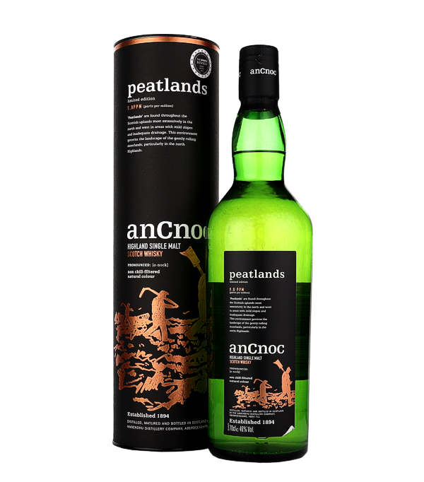 AnCnoc PEATLANDS Casks Limited Edition 2, 70 cl, 46 % vol (Whisky)