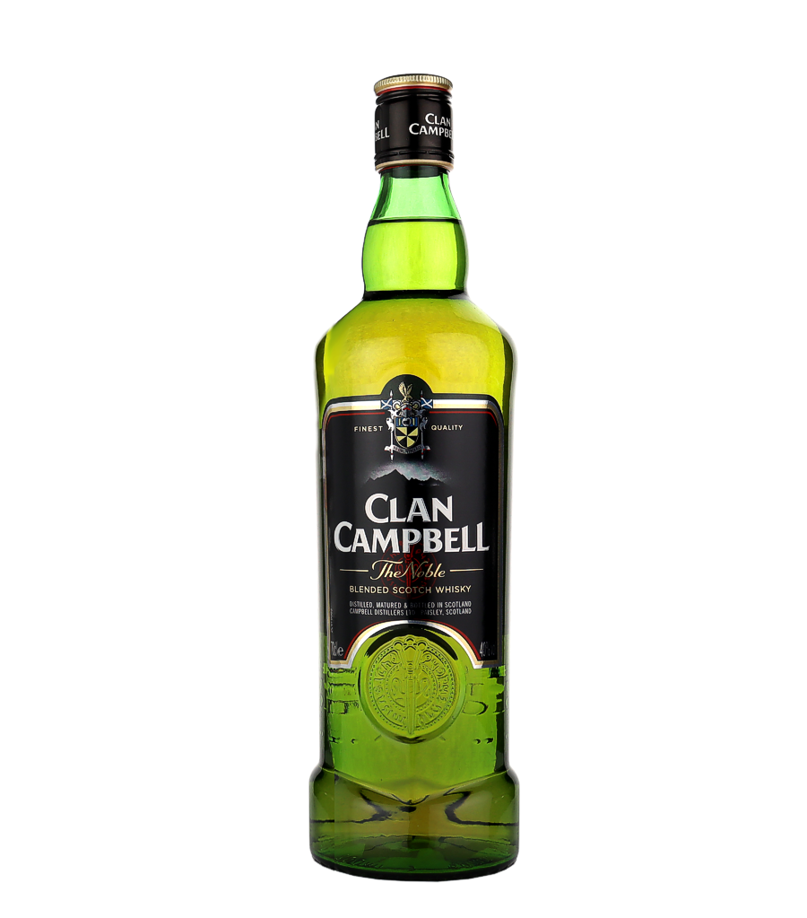 Clan Campbell The Noble Scotch Whisky, 70 cl, Schottland, Highlands, Clan Campbell ist ein wichtiger Premium-Scotch in Frankreich. Die Marke spiegelt den Geist der reichen keltischen Ursprnge des Campbell-Clans in einer modernen Interpretation wider. Hergestellt von Chivas Brothers, ist es eine delikate und sanfte Mischung aus ausgewhlten Grain- und Malt-Whiskys. Er wurde 1984 kreiert und verdankt seinen einzigartigen Geschmack dem Einfluss von Glenallachie Single Malt Whisky, der das Herzstck der Mischung bildet. Tritt dem Clan bei.