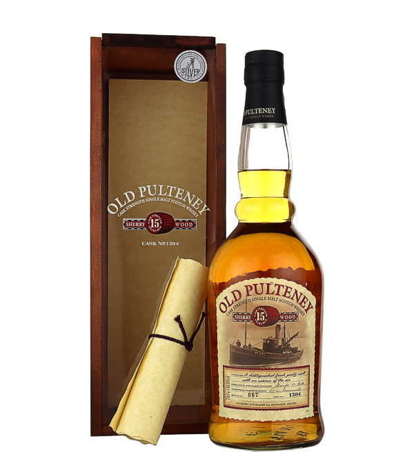 Old Pulteney 15 Years Old 'Sherry Wood' 1982 / 1998, 70 cl, 61 % Vol. (Whisky), Schottland, Highlands, Barrel number: 1304