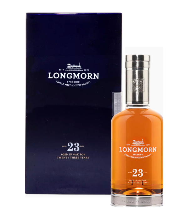 Longmorn 23 Years Old Oak Casks, 70 cl, 48 % Vol. (Whisky), Schottland, Speyside, The exclusive Longmorn 23 is a whiskey exceptionnel de la clbre distillerie Longmorn. Pour ce chef-d'uvre, the single malt is soigneous at the same time in the foot of the chne pendant 23 ans avant de dvelopper son arme parfaitement quilibr et d'tre mis en bouteille. This is a specially selected selection to guarantee the best character. The exclusive Longmorn 23 is an exceptional whiskey from the celebrated Longmorn distillery. Pour ce chef-d'uvre, the single malt is soigneous at the 