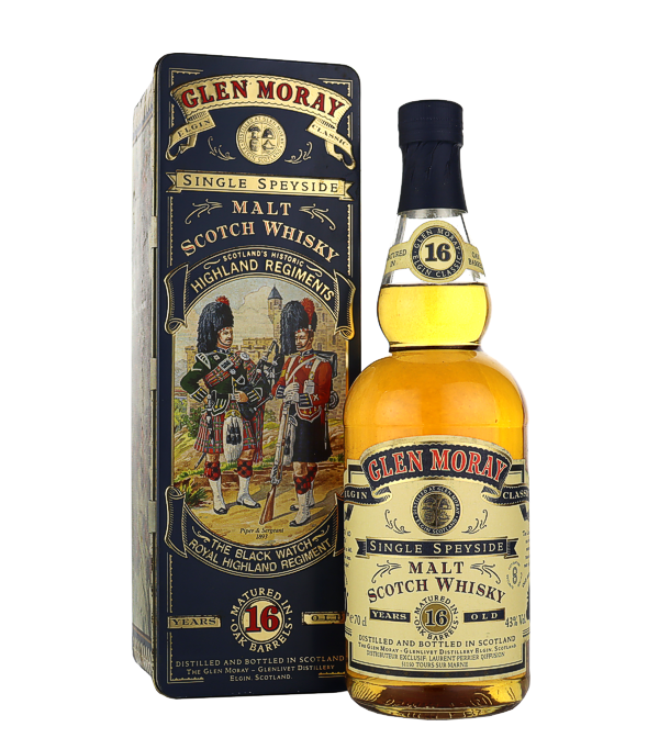 Glen Moray 16 Years Old «Highland Regiments», 70 cl, 43 % vol (Whisky)