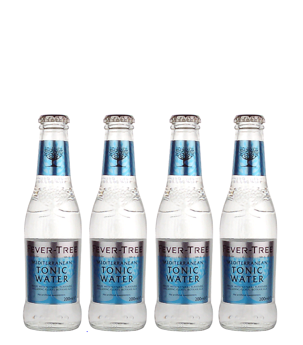 Fever Tree 4x20cl Mediterranean Tonic Water, 80 cl, 0 % Vol., , Special vegetable oils are combined with spring water and the highest quality quinine to ensure that unique clean and refreshing taste.  Designed to enhance the best gins and vodkas!