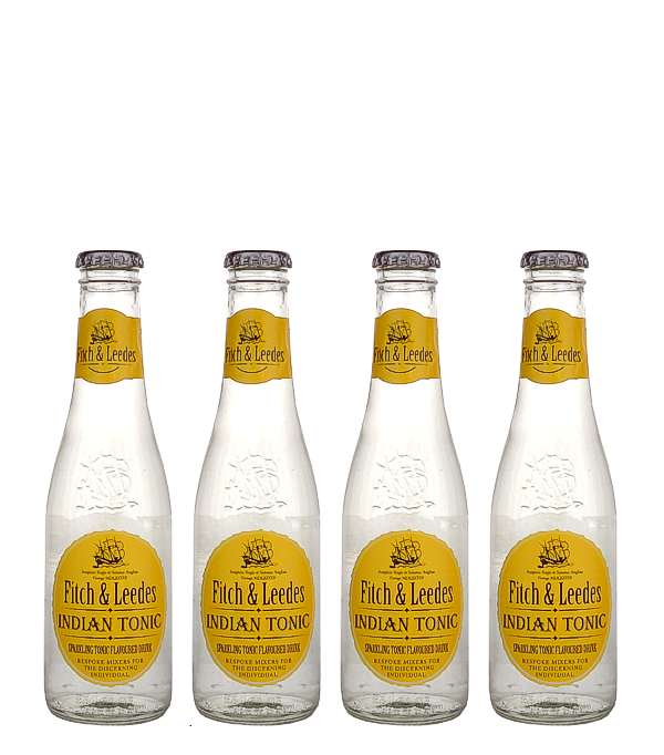 Fitch & Leedes 4x20 cl Indian Tonic Water, 80 cl, 0 % vol 