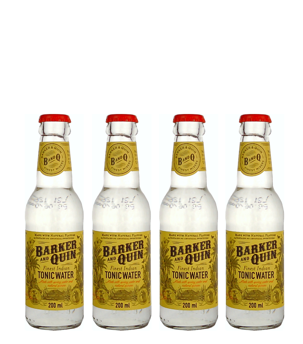 Barker & Quin 4x20 cl Indian Tonic Water, 80 cl, 0 % vol 