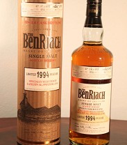 Benriach 21 Years Old «Single Cask Bottling» Limited Release 1994/2015 52.9%vol, 70cl (Whisky)
