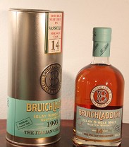 Bruichladdich, 14 years, 1993 sassicaia, the italian collection, french oak