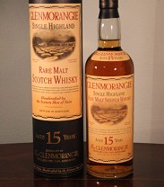 Glenmorangie 15 Years Old Single «Highland Rare Malt Scotch Whisky» 43%vol, 70cl