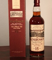 Glendronach 100% Matured in Sherry Casks 15 Years 40%vol, 70cl (Whisky)