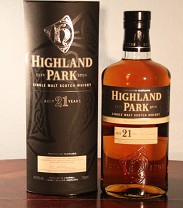 Highland Park 21 Years Old Single Highland Malt (ca. 1988/2009) 47.5%vol, 70cl (Whisky)