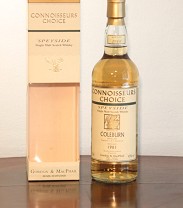 Gordon & Macphail, Coleburn 25 Years Old «Connoisseurs Choice» 1981/2006 43%vol, 70cl (Whisky)