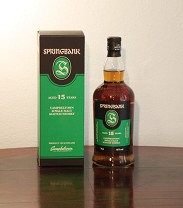 Springbank 15 Years Single Malt Scotch Whisky Campbeltown 46, 70cl