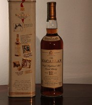 Macallan 12 Years Old Single Highland Malt Scotch Whisky (Giovinetti Import #1) 43%vol, 70cl