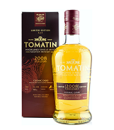 Tomatin 12 Year Old 2008 French Collection Cognac Cask Finish 46%vol, 70cl (Whisky)