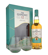Glenlivet 12 Years Old Single Malt Scotch Whisky  Geschenkbox 2 Gläser 40%vol, 70cl