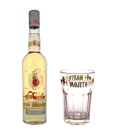 Ron Arecha Carta Blanca , mit Mojito Glas 38%vol, 70cl (Rum)
