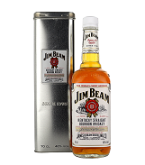 Jim Beam White Label «Kentucky Straight Bourbon Whiskey» in Blechbüchse ca. 1995 40%vol, 70cl