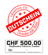 Geschenkgutschein CHF 500.00 für Whisky, Rum, Gin und andere Spirituosen